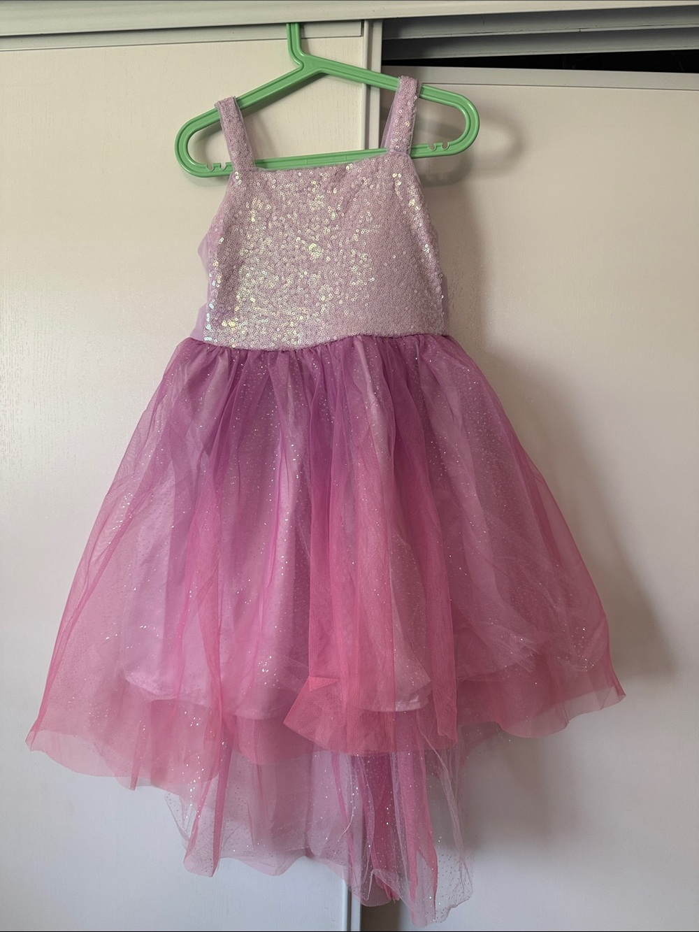 Cat & Jack Pink and Lilac Sparkle Tulle Formal Dress